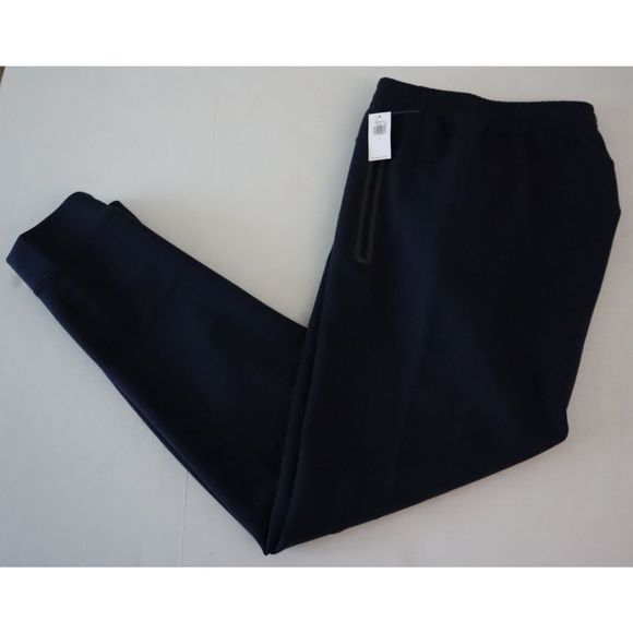 Old Navy 339709 Men's Sz L Navy Blue Dynamic Fleece Athletic Jogger Pants - Picture 6 of 9